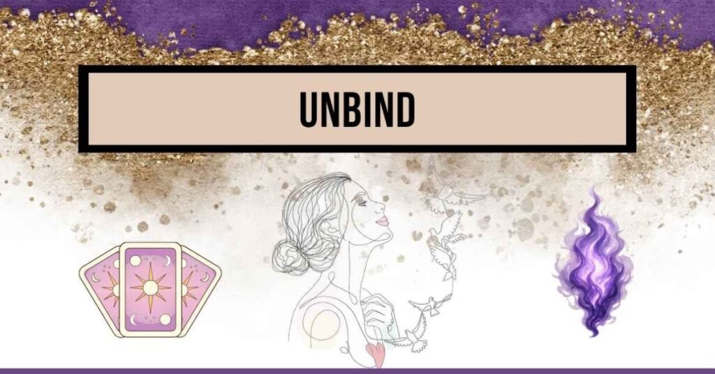UNBIND. Card. Cord removal. Clarity.